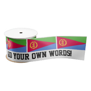 Eritrea Flag Satin Ribbon