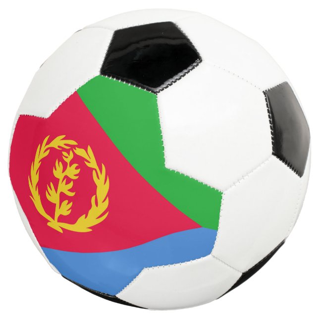 Eritrea flag soccer ball (Three Quarter)