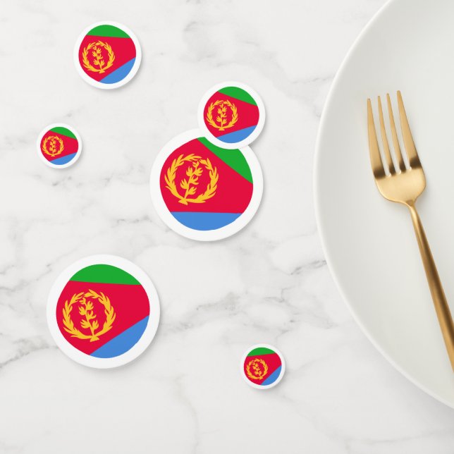 Eritrea flag Table Confetti (Group)
