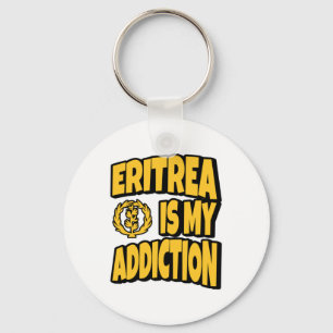 Eritrea Is My Addiction Love Eritrea Flag Map Inde Key Ring