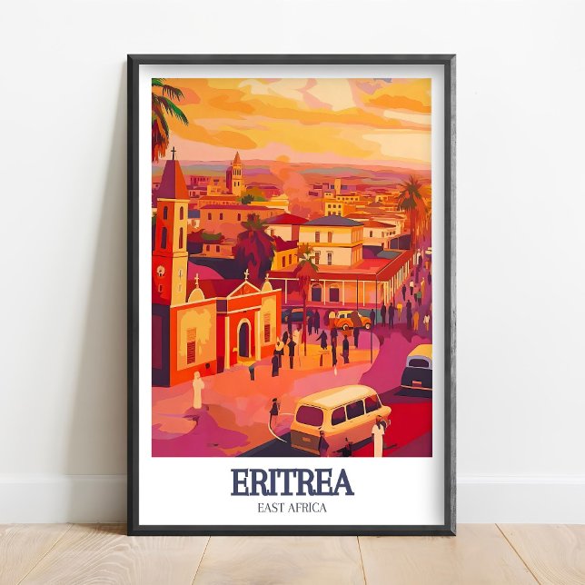 Eritrea Poster - Asmara Street Print - Asmara Wall (Creator Uploaded)