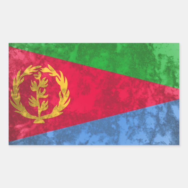 Eritrea Rectangular Sticker (Front)