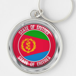 Eritrea Round Emblem Key Ring