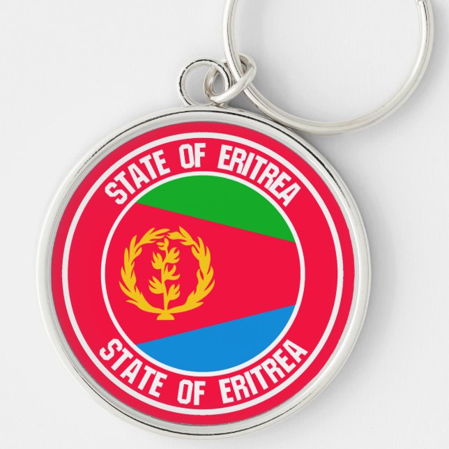 Eritrea Round Emblem Key Ring (Front)