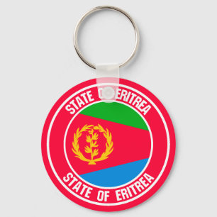 Eritrea Round Emblem Key Ring
