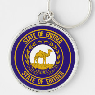 Eritrea Round Emblem Key Ring