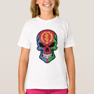 Eritrea Smiling Skull Flag T-Shirt