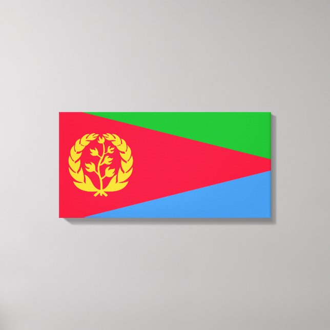 Eritrean Flag (Eritrea) Canvas Print (Front)