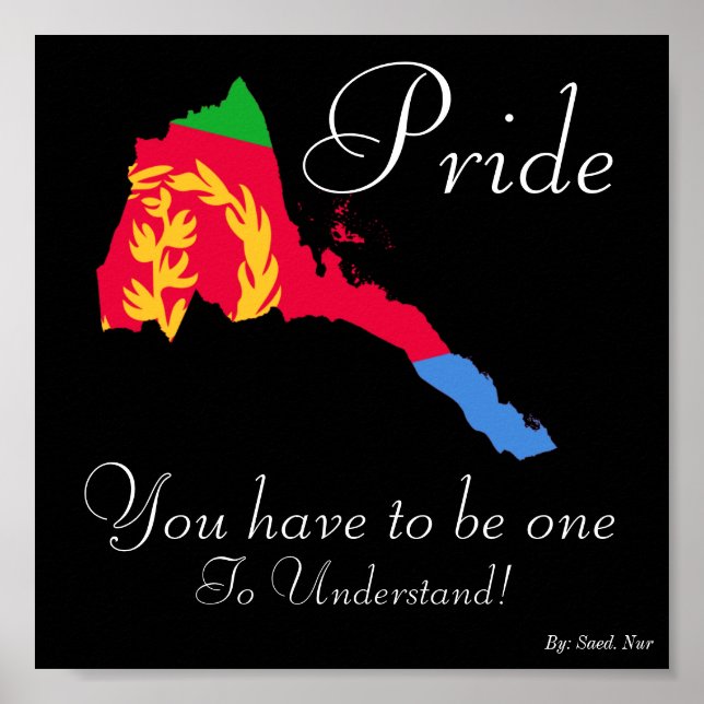 eritrean pride Poster (Front)