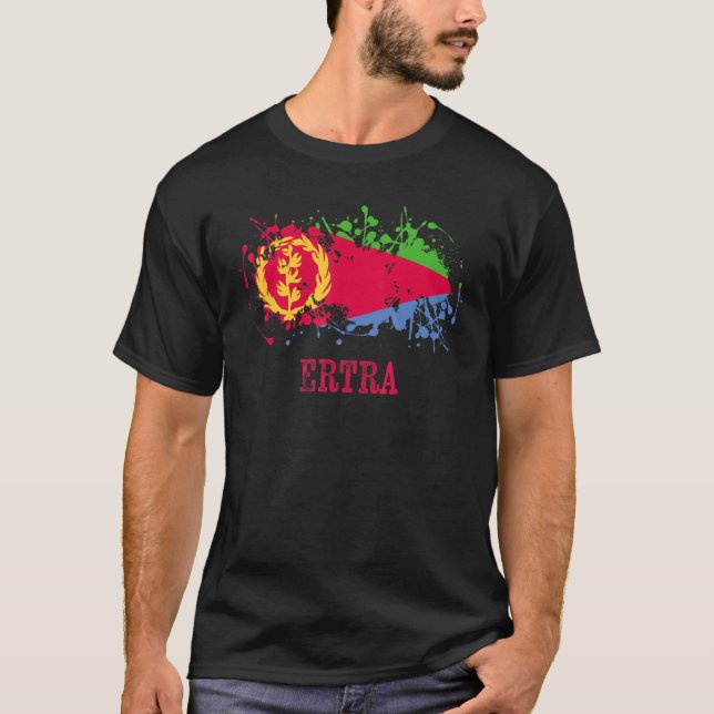 Eritrian enthusiasts for Ertra and Eritrea T-Shirt (Front)