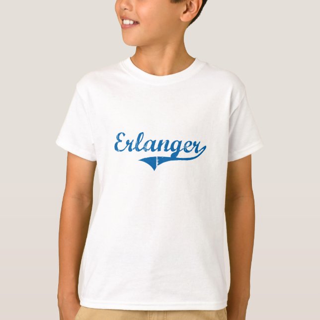 Erlanger Kentucky Classic Design T-Shirt (Front)