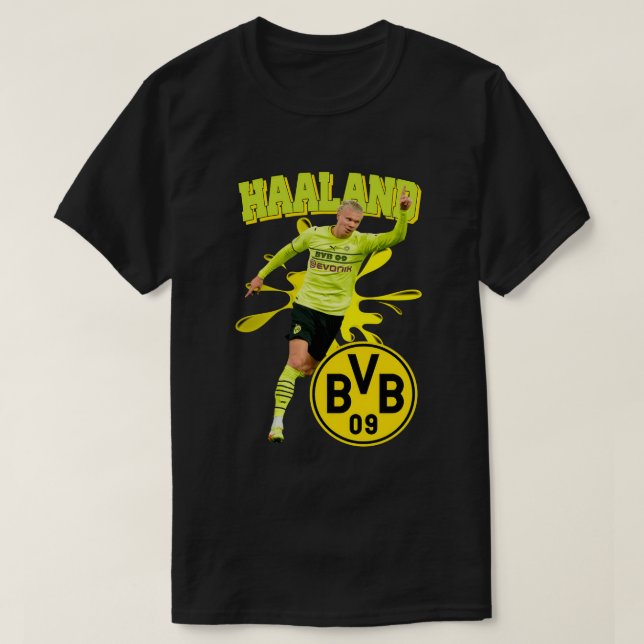 Erling Haaland Borussia Dortmund BVB Graphic Tee (Design Front)