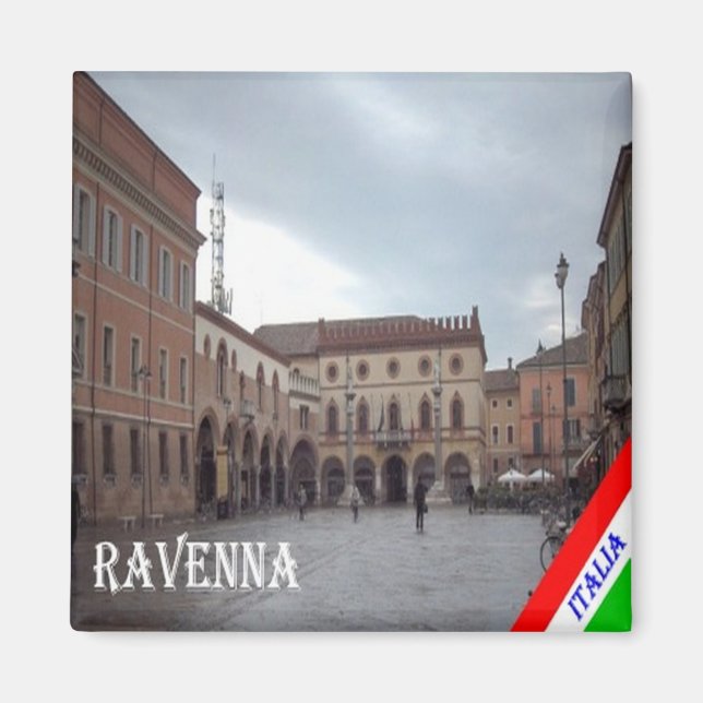 ERM016 RAVENNA, Emilia Romagna, Italy, Fridge Magnet (Front)