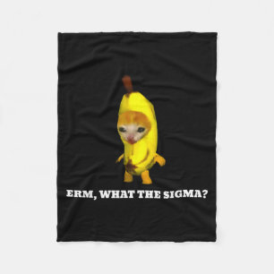Erm, What Sigma_ Cat Meme Men Women Girls Kids  Fleece Blanket