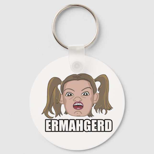 Ermahgerd Key Ring (Front)