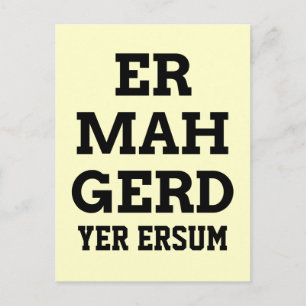 Ermahgerd Postcard