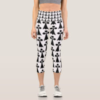 Ermine Pattern, Mediaeval Pattern, Black on White