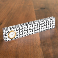 Ermine Pattern, Mediaeval Pattern, Black on White