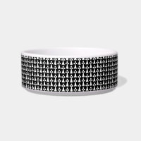 Ermine Pattern, Mediaeval Pattern, White on Black