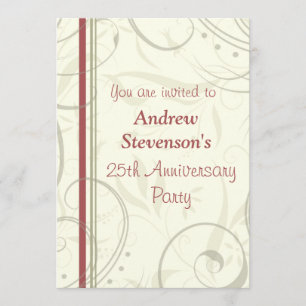 Ermployee Anniversary Party Invitations