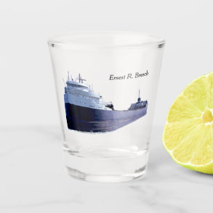 Ernest R. Breech shot glass