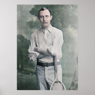 Ernest Renshaw - Tennis Player Poster