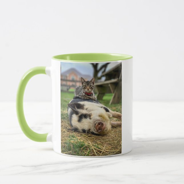 Ernest & Sassy Photo Mug with Logo! (Left)