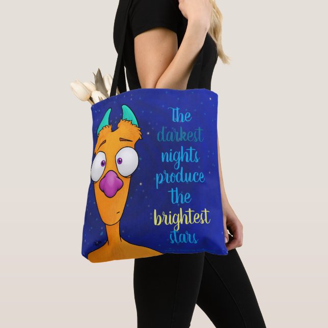 Ernest w/quote, tote (Close Up)