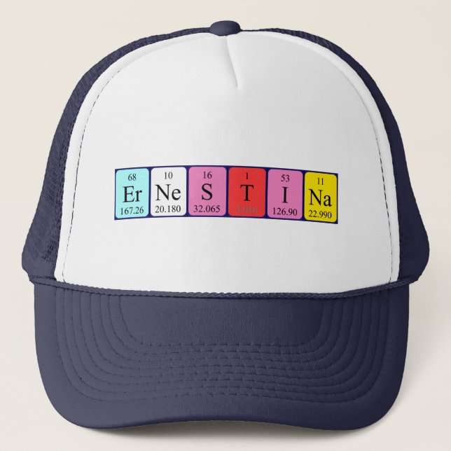 Ernestina periodic table name hat (Front)