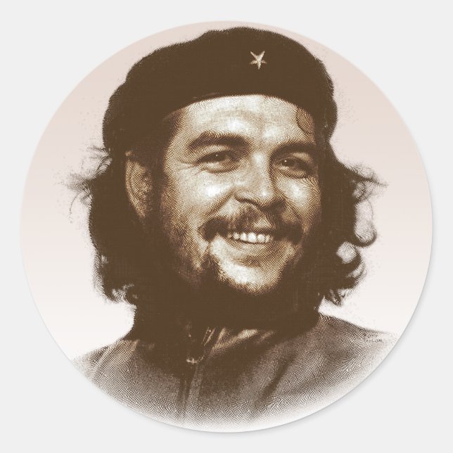 Ernesto Che Guevara Smile Classic Round Sticker (Front)