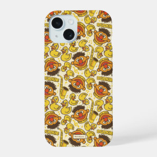 Ernie and Rubber Duckie Pattern iPhone 15 Case
