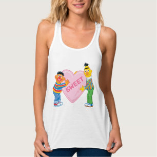 Ernie & Bert Big Valentine's Heart Singlet