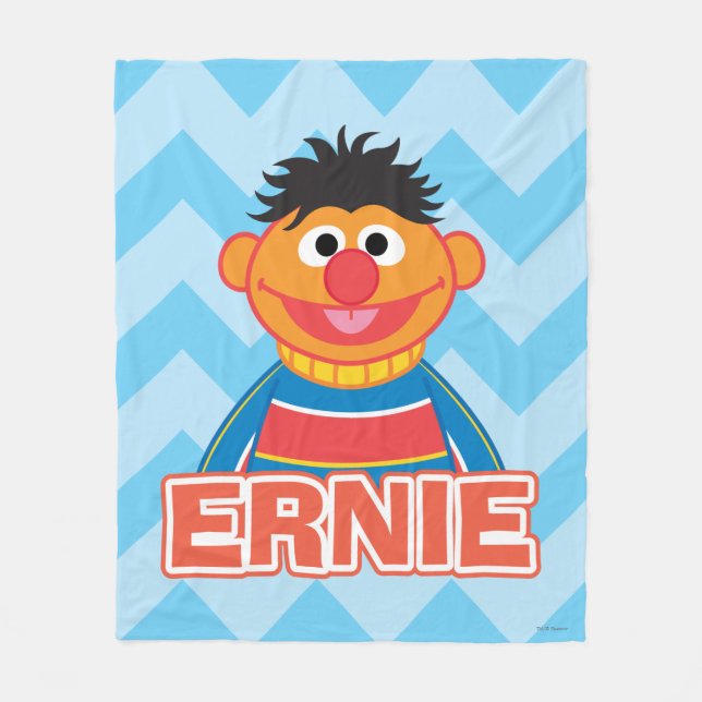 Ernie Classic Style Fleece Blanket (Front)