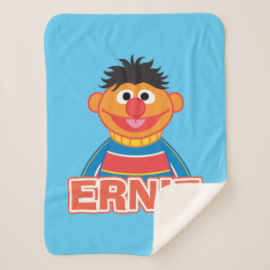 Ernie Classic Style Sherpa Blanket