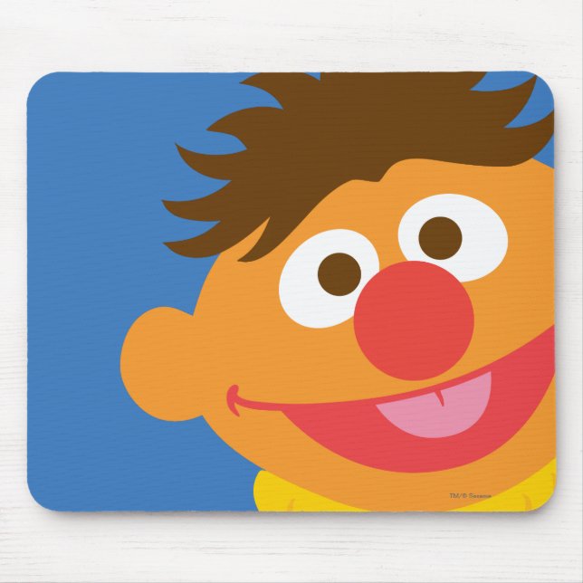 Ernie Face Mouse Pad (Front)