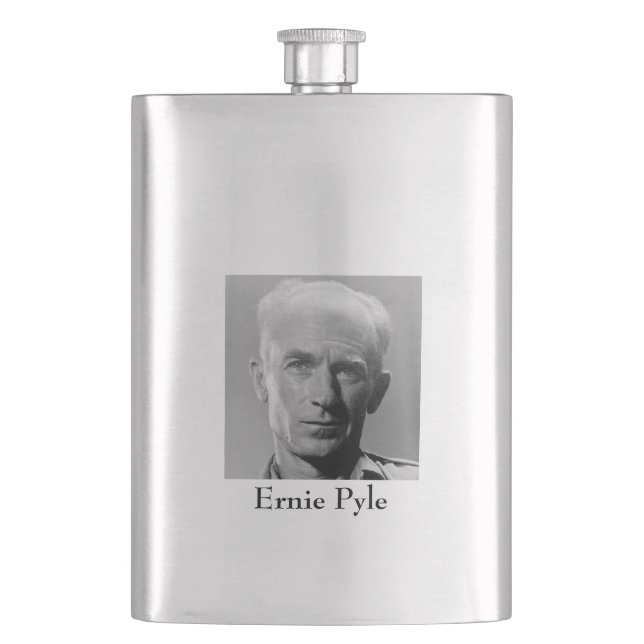 Ernie Pyle Flask (Front)