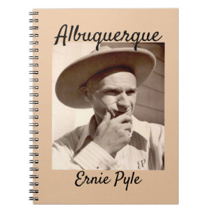 Ernie Pyle spiral notebook Albuquerque New Mexico