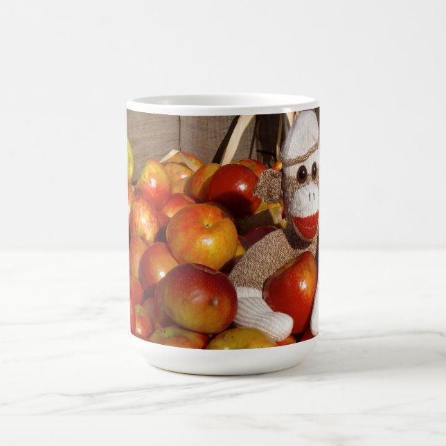 Ernie the Sock Monkey Apple Mug (Center)