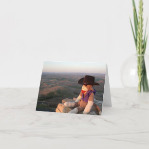 Ernie the Sock Monkey Palouse Washington Notecard