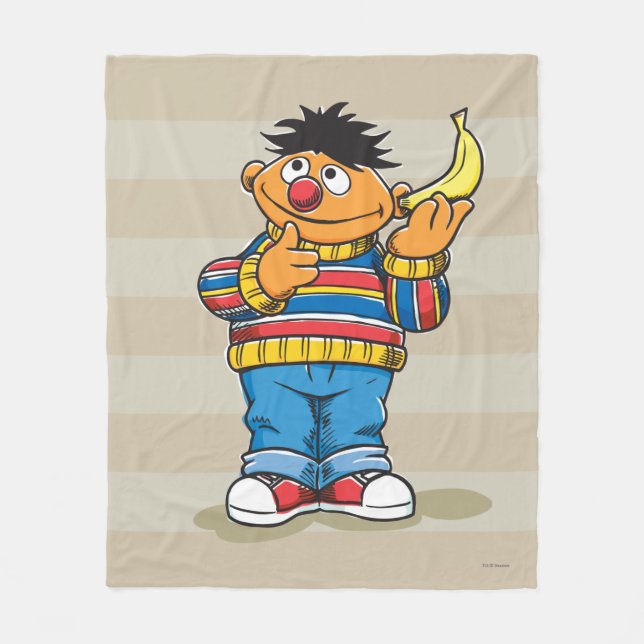 Ernie's Bananas Fleece Blanket (Front)