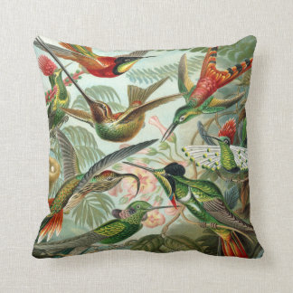 Ernst Haeckel Art Print: Trochilidae Cushion