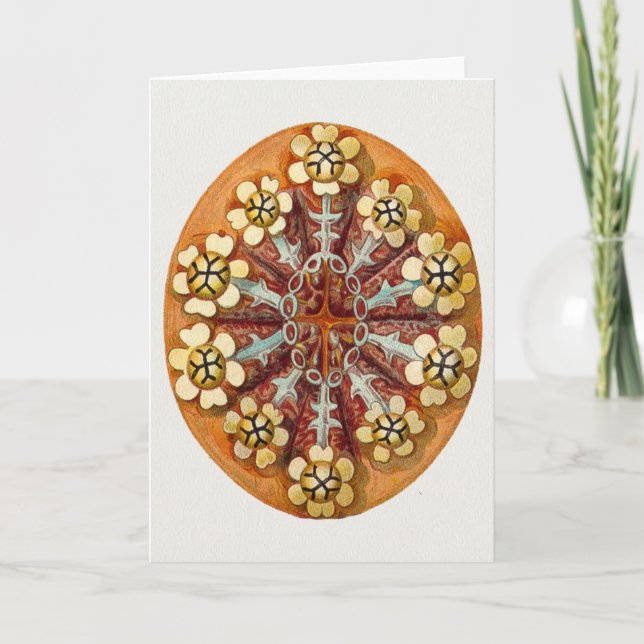 Ernst Haeckel Artforms Of Nature Greeting Card (Front)