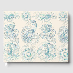 Ernst Haeckel Jellyfish Vintage Science Art Guest Book