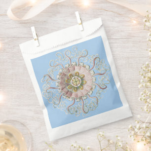 Ernst Haeckel Nautical Pink Jellyfish Medusa Favour Bags