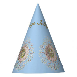 Ernst Haeckel Nautical Pink Jellyfish Medusa Party Hat