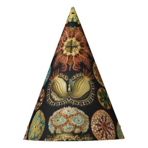 Ernst Haeckel Nautical Sea Life Art Collage Party Hat
