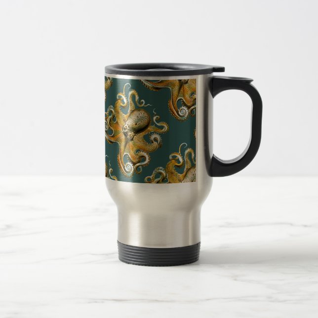 Ernst Haeckel’s Octopus Travel Mug (Right)