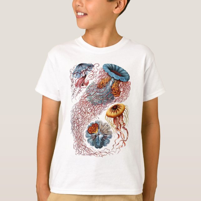 Ernst Haeckel's Disco Medusae T-Shirt (Front)