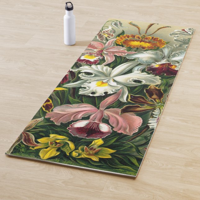 Ernst Haeckel's Orchidaceae Orchids Yoga Mat (In Situ)