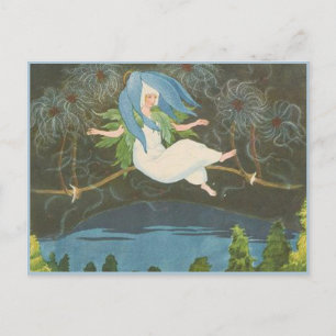 Ernst Kreidolf Vintage Alpine Flower Fairy Tale Postcard